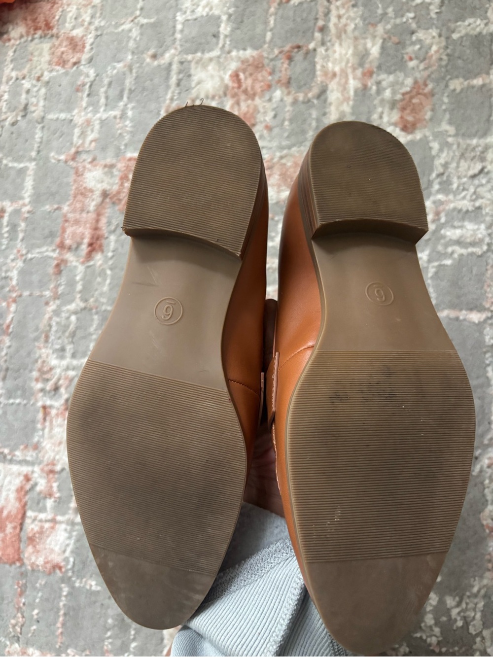 Women’s Tan Leather Penny Loafers - Picture 3 of 3